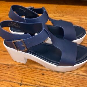 J Adams size 9 sandals never worn